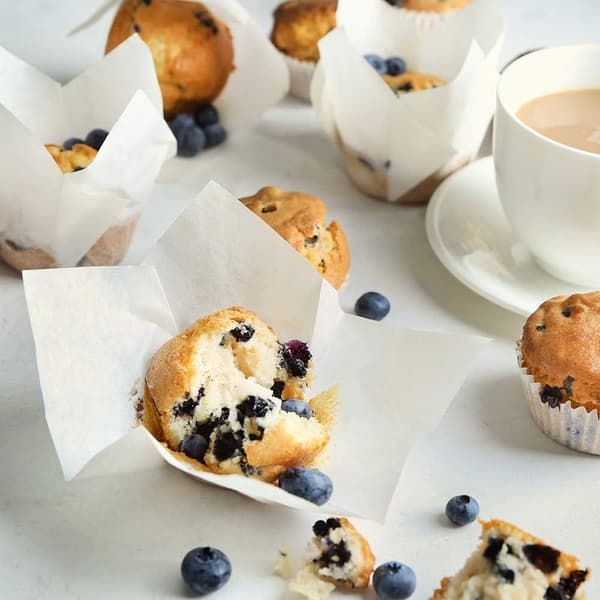 Xinzistar 150 stk. muffinforme papir tulipanform bageforme cupcake