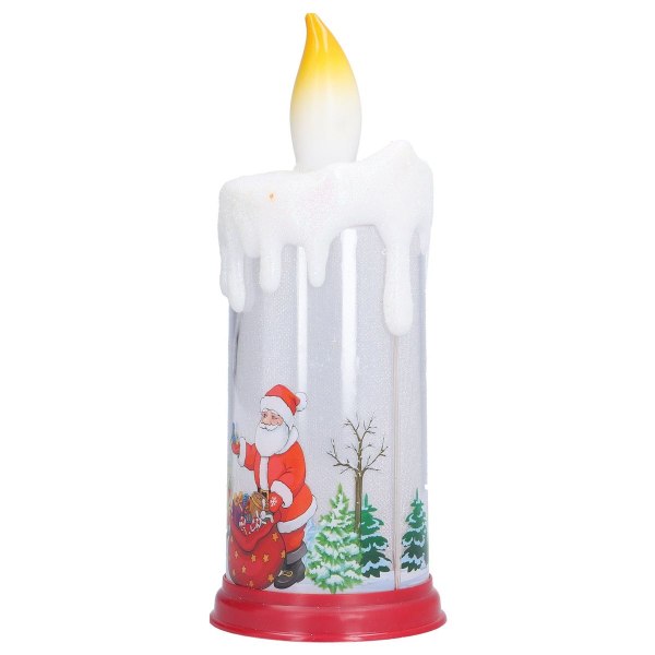 Flammefri julelys, LED simuleringsflamme, Julemanden KLB