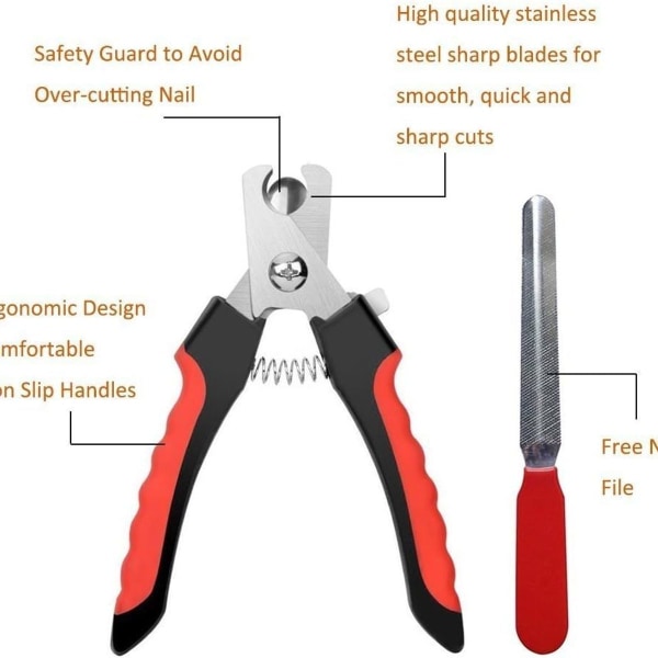 Ammattimaiset kynsileikkurit, kynsileikkurit ja ilmainen kynsiviila koirille/kissoille. KLB