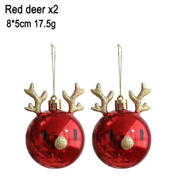 Julgranskulor Älgdesign Festartiklar Hjort/2nd KLB