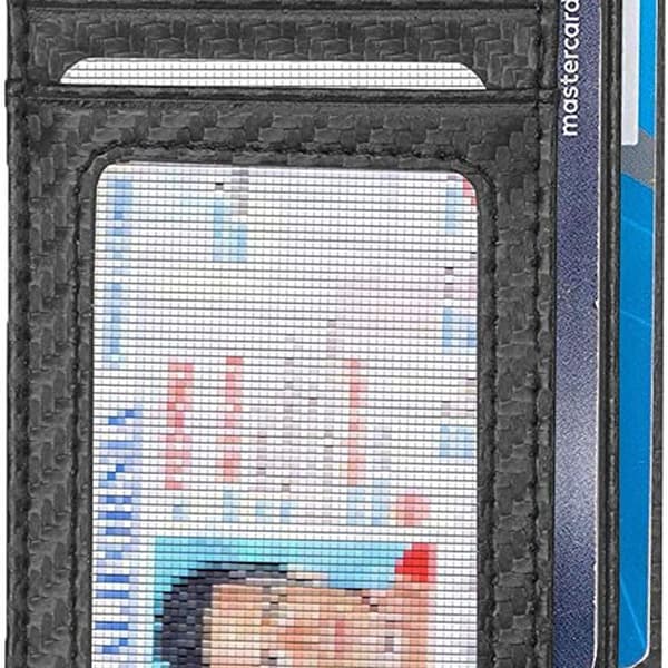 Minimalistiska bifold plånböcker med framficka