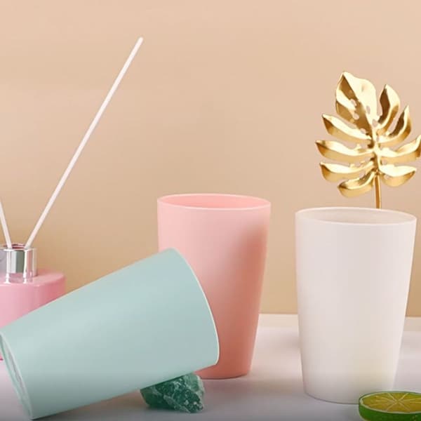 Plastik badeværelsesbæger, holdbart vandkrus, multifunktionel stil3