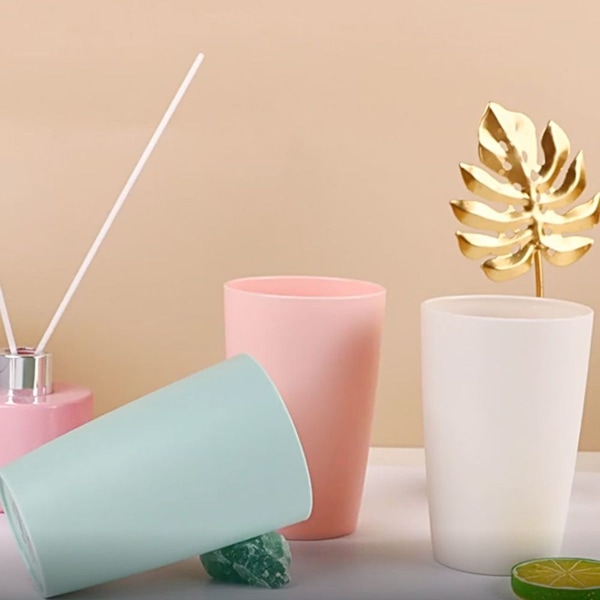 Plastmugg för badrum, hållbar vattenmugg, mångsidig stil3