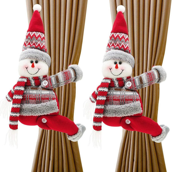 2 stk. julegardin spenne tegneserie gardin holdere KLB