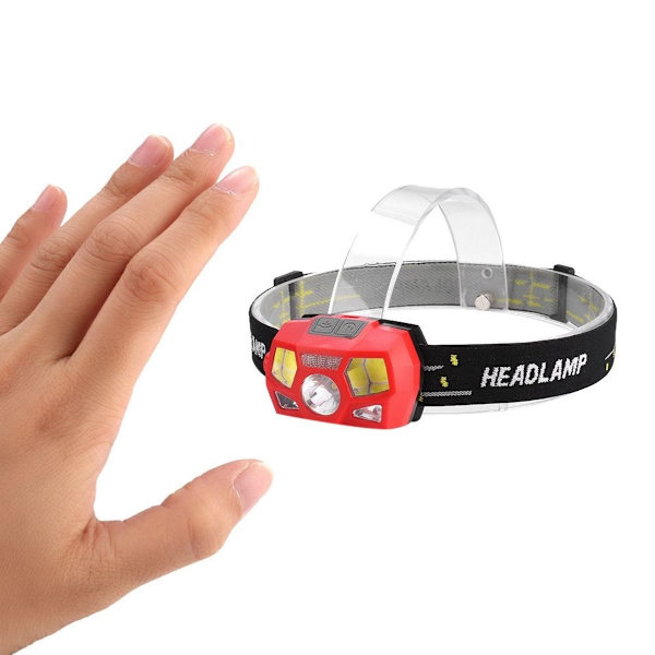 USB-laddningsbar mini LED-strålkastare, våginduktionsstrålkastare KLB