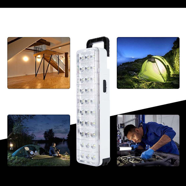 Bärbar 220V inomhus justerbar tält LED-lampa för camping KLB