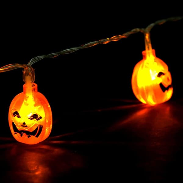 Halloween Gresskar Lys Fe LED Strengelys 6.56ft KLB