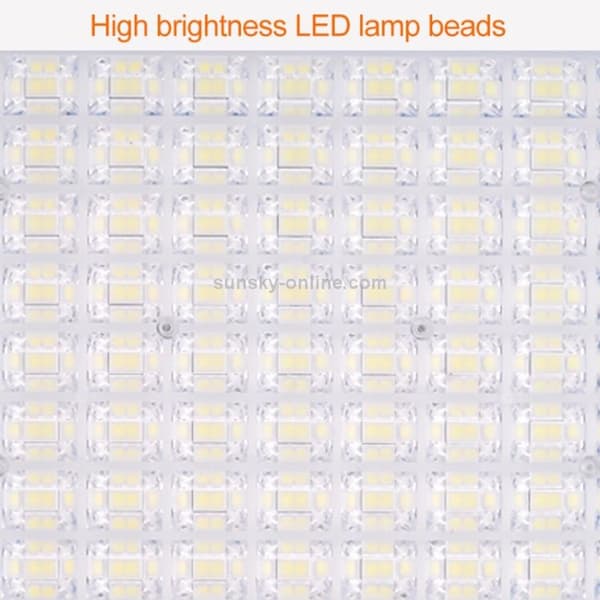 200W SMD 2835 176 LED solcelleflomlys med fjernkontroll