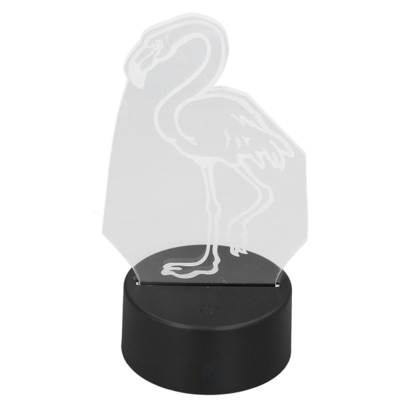Färg 3D Ljus Söt Fågel Touch Switch LED Nattljus USB KLB