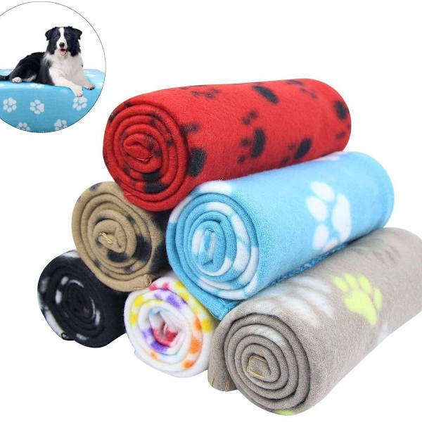 Blandet hvalpetæppe, hundekattepude, fleece-tæpper, KLB