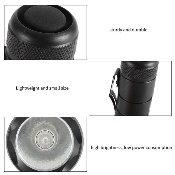 LED UV Ultraviolet Blacklight Lommelygte KLB
