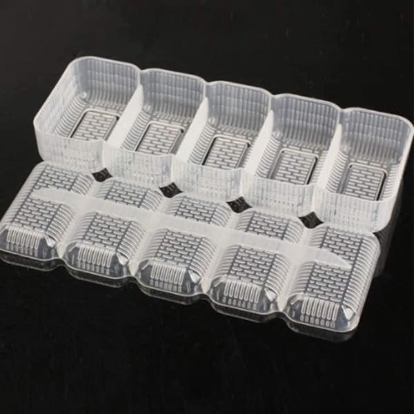 Sushiform (16*6*3,4 mm) - Japansk Nigiri Sushiform Risball 5 Ruller Maker Non Stick Press Bento Verktøy