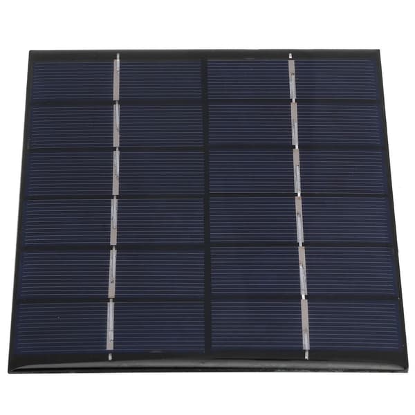 2W 6V solpanel med AA-batteriladdare för KLB