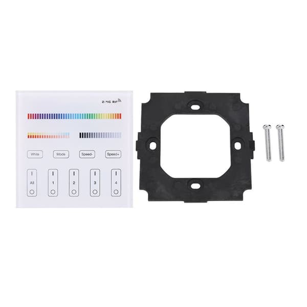 Milight 2.4G trådløs 4-soners RGB + CCT Smart Panel LED KLB