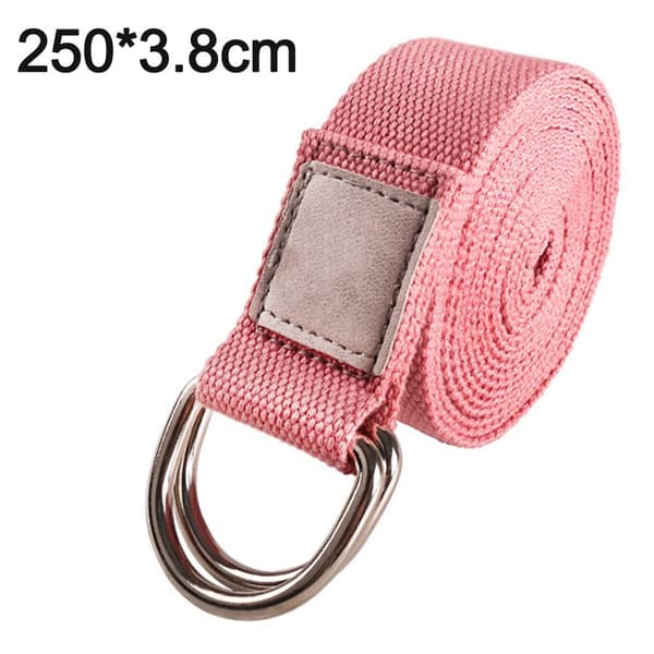 Yogastretchband, Pilates fysioterapi stretchband rosa 250 * 3.8cm