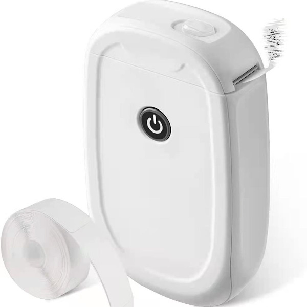 Bluetooth-etiketmaskine med tape, bærbar klistermærke