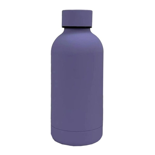Rustfrit stål vandflaske sportskop lilla 350ml KLB