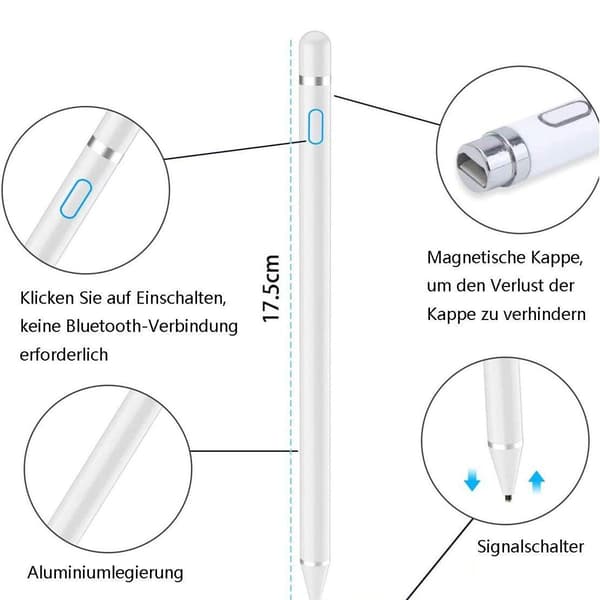 Touch Pen til Tablet, Universal Capacitive Screen Pen