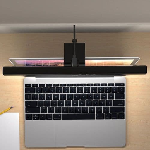 Quntis Computermonitor USB LED-lampe med berøringsstyring, anti-blåt lys
