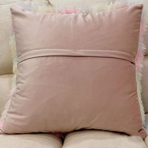Set med 2 kuddfodral, 45 x 45 cm, supermjuka fluffiga kuddar för soffa KLB