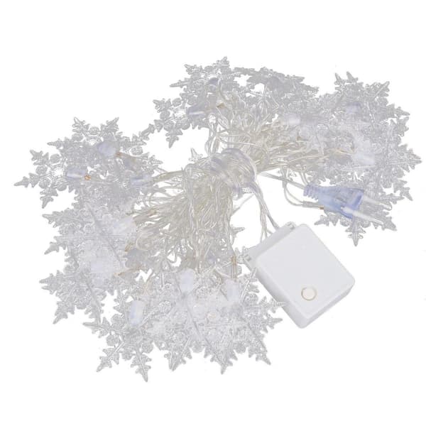 40LED plug-in snefnug udendørs fe-lys med 8 tilstande til KLB