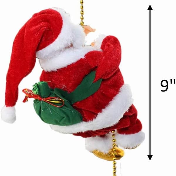 Klättrande jultomte julgransprydnad dekorationspresenter $ KLB