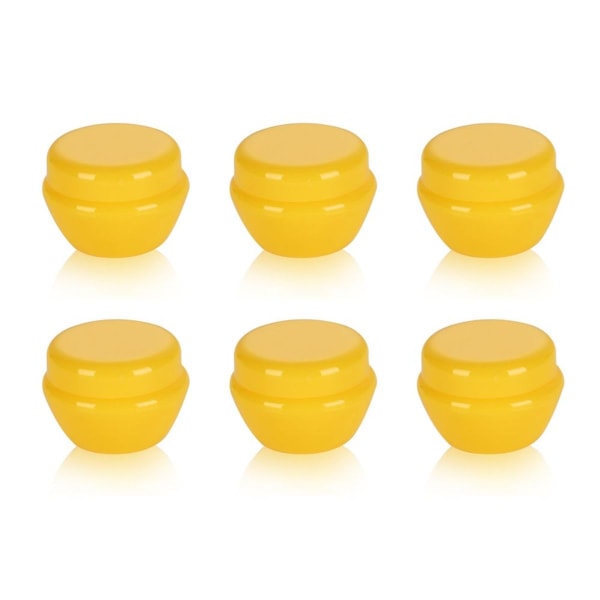 6 stycken flerfärgad svamplåda, gul, 20 g KLB
