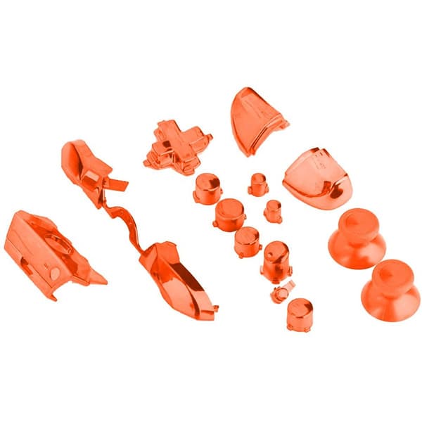 Fuld knap-sæt til Xbox One / Elite-controllere (3,5 mm orange KLB