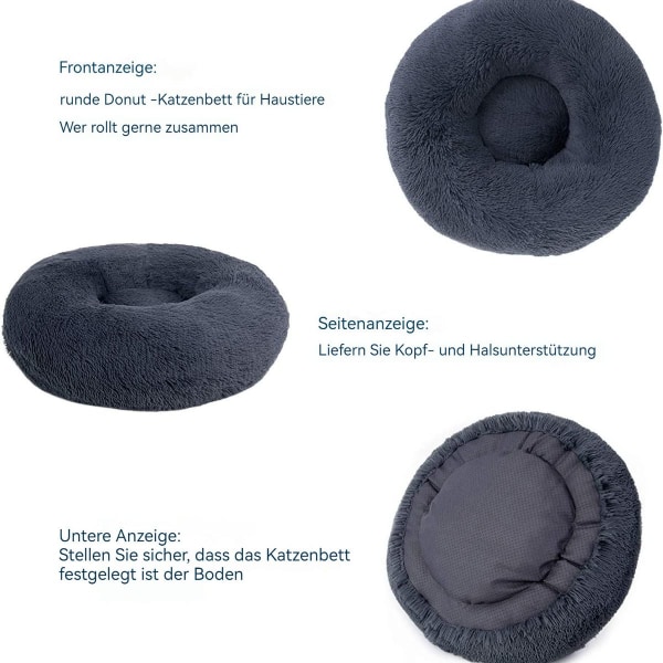 Bedsure kattbädd tvättbar fluffig hundbädd - katt sovplats för KLB