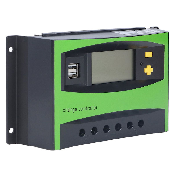 40A 12V/24V solcellsladdningsregulator stor display KLB
