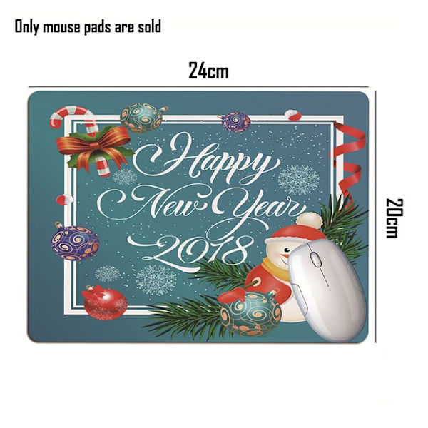 Julmusmatta Student Desk Pad Tangentbordsplatta Laptop Pad Stil 2