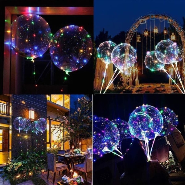 Fødselsdag balloner - LED helium balloner