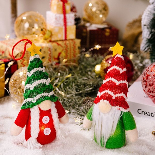 Jultomte med ljus Elf Jul Dekoration Heminredning Stil 1 KLB