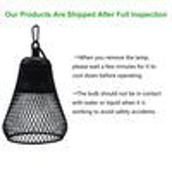 50W Reptil Pet Terrarium Brooder Varmelys UVA UVB Dimbar Varmelampe for KLB