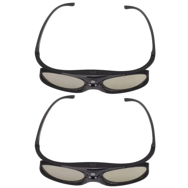 Paket med 2 144 Hz 3D Active Shutter Glasögon DLP LinK LCD-lins 3D KLB