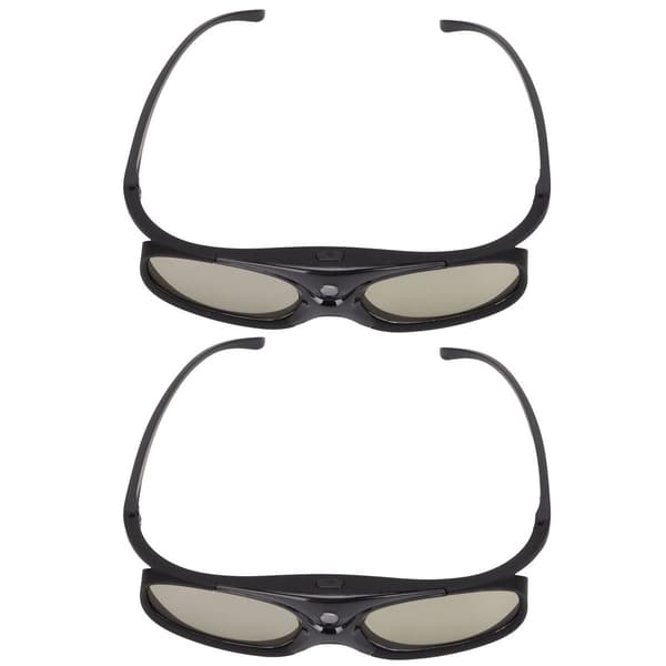 Pakke med 2 144 Hz 3D Active Shutter Briller DLP LinK LCD Linse 3D KLB