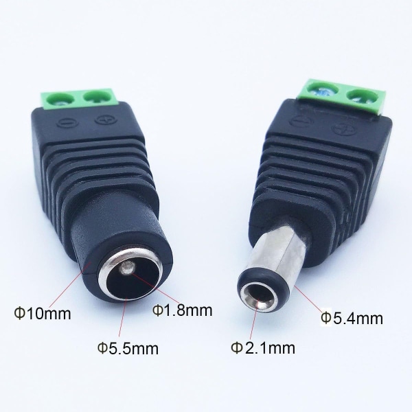 DC-strømstikadapter/stikadapter 12V-stikadapter til KLB