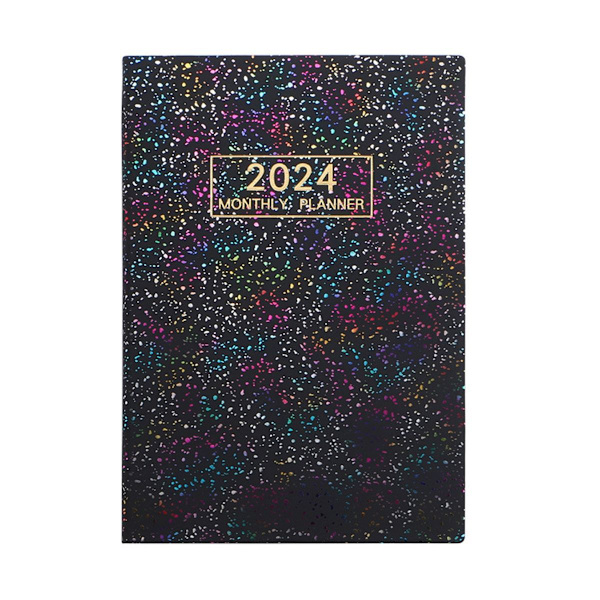 2024 Tapahtumakalenteri - Viikkosuunnittelija 2024, 2024 Päivittäinen suunnittelija, Glitter Style1 KLB