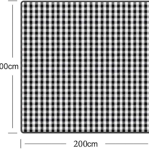 Piknikviltti 200x200CM XXL 2-7 henkilölle vedenpitävä rantamatto