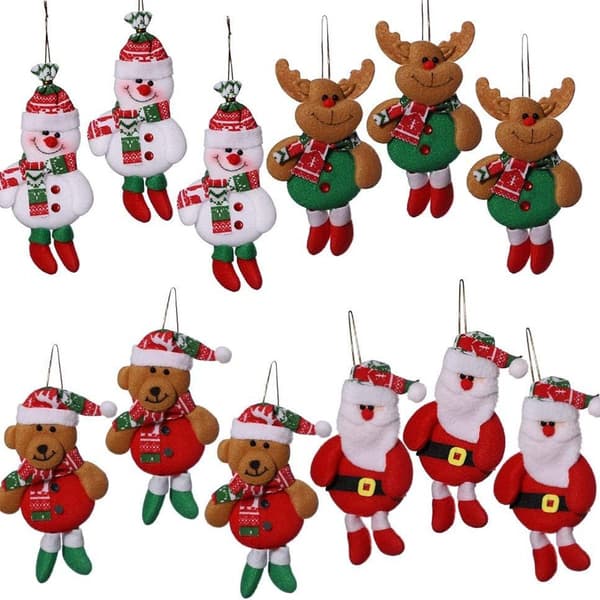 12 julepynt, julepynt, 3 nisse KLB