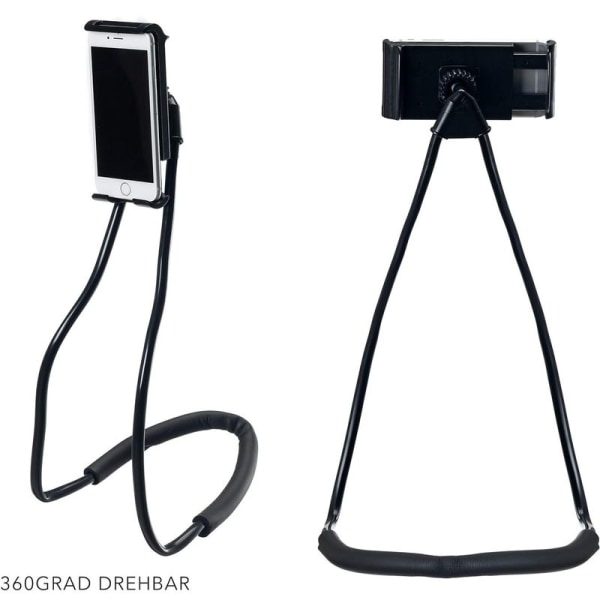 Bracket matkapuhelinteline - Universal Hang on Neck Lazy matkapuhelimen DIY-teline