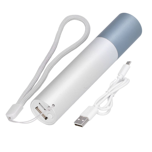 LED ficklampa uppladdningsbar bärbar USB ficklampa KLB