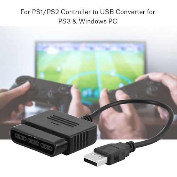 Kontrolladapter Playstation 2 till USB för Playstation 3 och