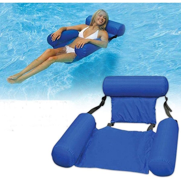 Uppblåsbar badsäng, vattenhängmatta lounger pool lounger