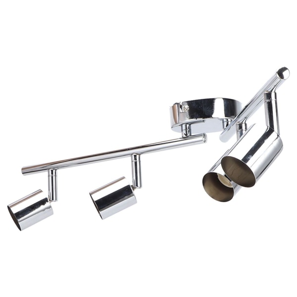 Lampeholder 4 hoder justerbar fleksibel roterende GU10 lys KLB