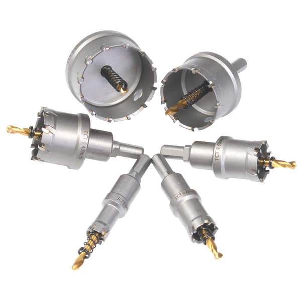 PCS TCT 16-60mm Karbid Hulsave Metalkutter Legering Bor KLB