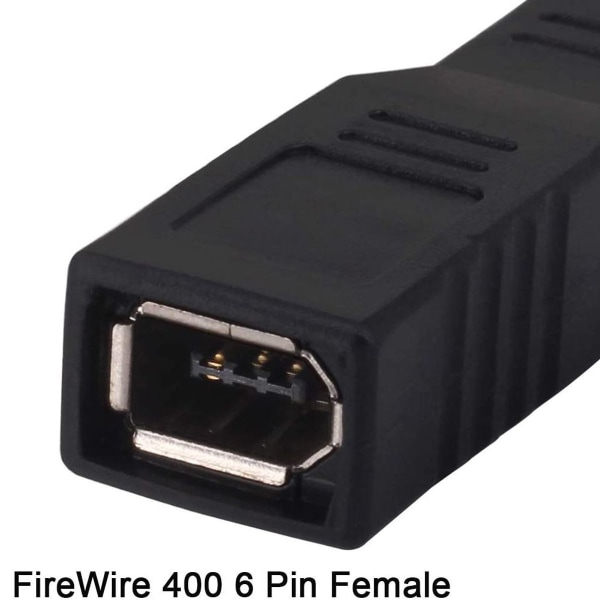 FireWire IEEE 1394 Type A 400 6-nastainen naaras 1394 Type B 800 9-nastaiseen