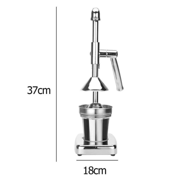 Manuell juicer, rustfritt stål fruktpresse
