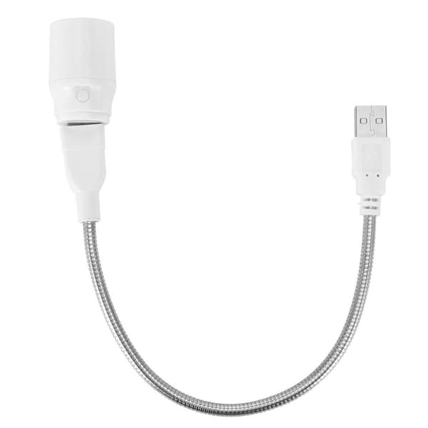 5V 1W langtidsholdbar mini USB LED-lampe i plast til studie KLB