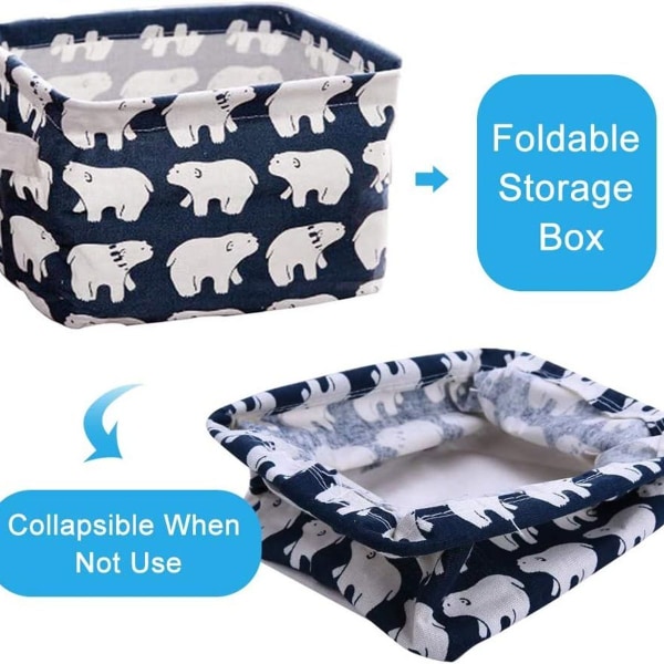 Oppbevaringssett for sengetøy (hval, isbjørn, pinnsvin, trær) Lite babystoff KLB